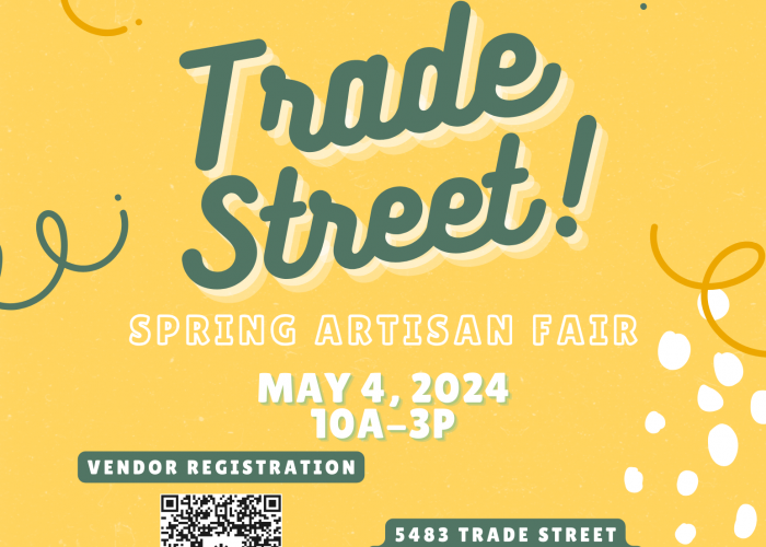 Hop Onto Trade Street Spring Artisan Fair